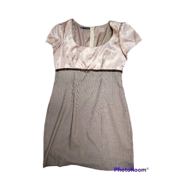 Maurices 13/14 Vintage look dress houndstooth - Picture 1 of 14